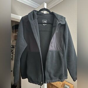 The North Face Black Hooded Fleece Jacket